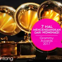 Fakta mengejutkan tentang nominasi Grammy Awards 2017 (Desain: Nurman Abdul Hakim/Bintang.com)