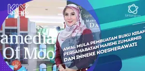 Cerita Marini Zumarnis tentang buku kisah persahabatan dengan Inneke Koesherawati.