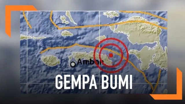 Gempa bumi magnitudo 5,7 mengguncang wilayah Seram bagian Timur. Gempa ini tidak berpotensi tsunami.