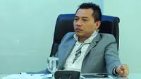 Anang Hermansyah, anggota DPR yang juga penyanyi dan produser musik.  (Liputan6.com/Andrian Martinus Tunay)