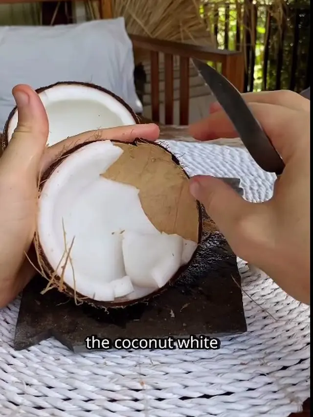 Hanya dengan 1 Bahan Dapur, Begini Cara Lepaskan Daging Kelapa Tanpa Usaha Ekstra