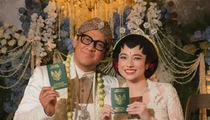 Andre Taulany & Amanda Rigby Resmi Menikah, Pamer Buku & Cincin