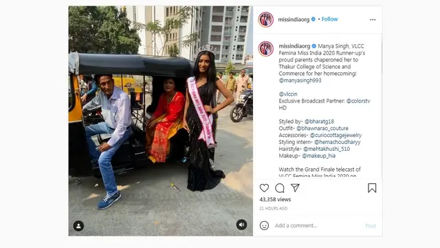 Putri Sopir Bajaj Jadi Ratu Kecantikan India