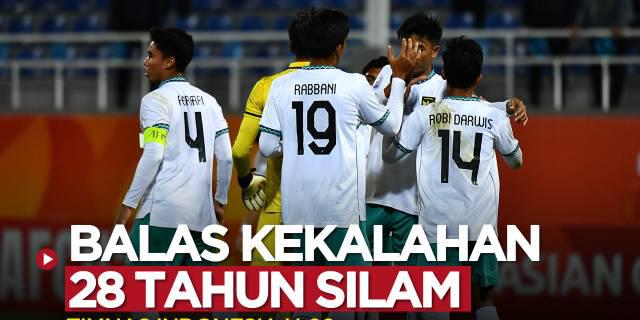 VIDEO: Timnas Indonesia U-20 Bisa Balas Kekalahan 28 Tahun Silam di Piala Asia U-20