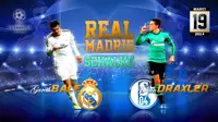 Madrid vs Schalke: Kecepatan Bale Coba Dihentikan Draxler