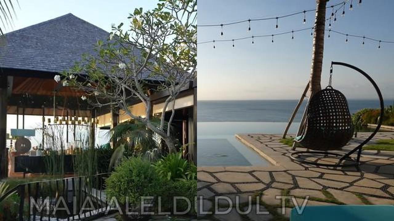 8 Potret Tampak Depan Villa Maia Estianty di Bali, Bergaya Resort yang Mewah