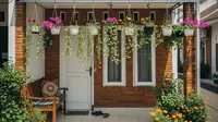 Desain Teras Kecil Rumah Petak. (Foto: Gemini AI)