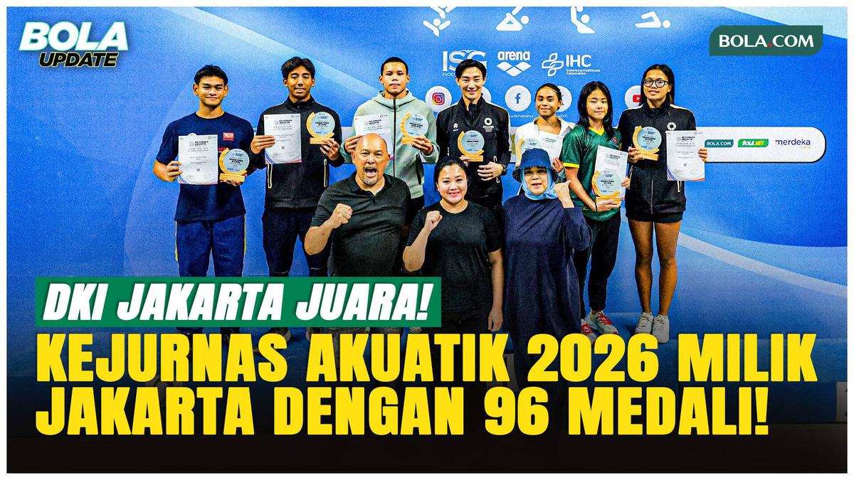 38 Medali Emas, DKI Jakarta Resmi Juara Umum Kejurnas Akuatik 2026  #Bola