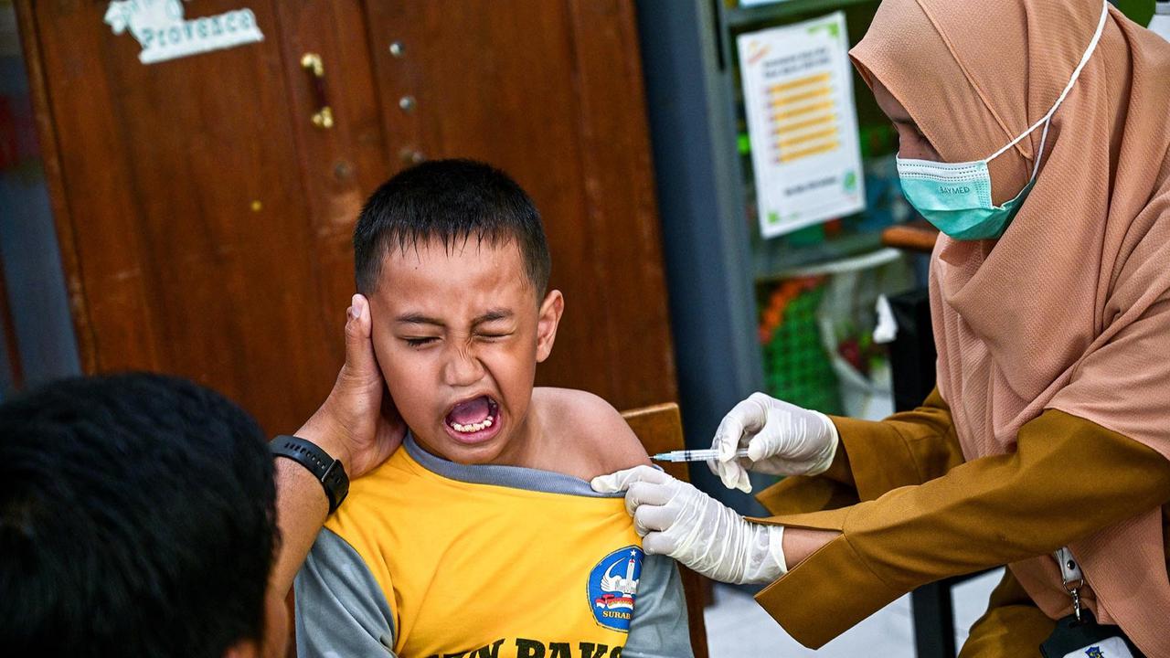 FOTO: Antusias Murid SDN Pakis Satu saat Pelaksanaan BIAS