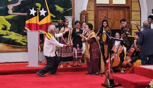 Aksi Xanana Gusmao Ini Buat Megawati Tertawa