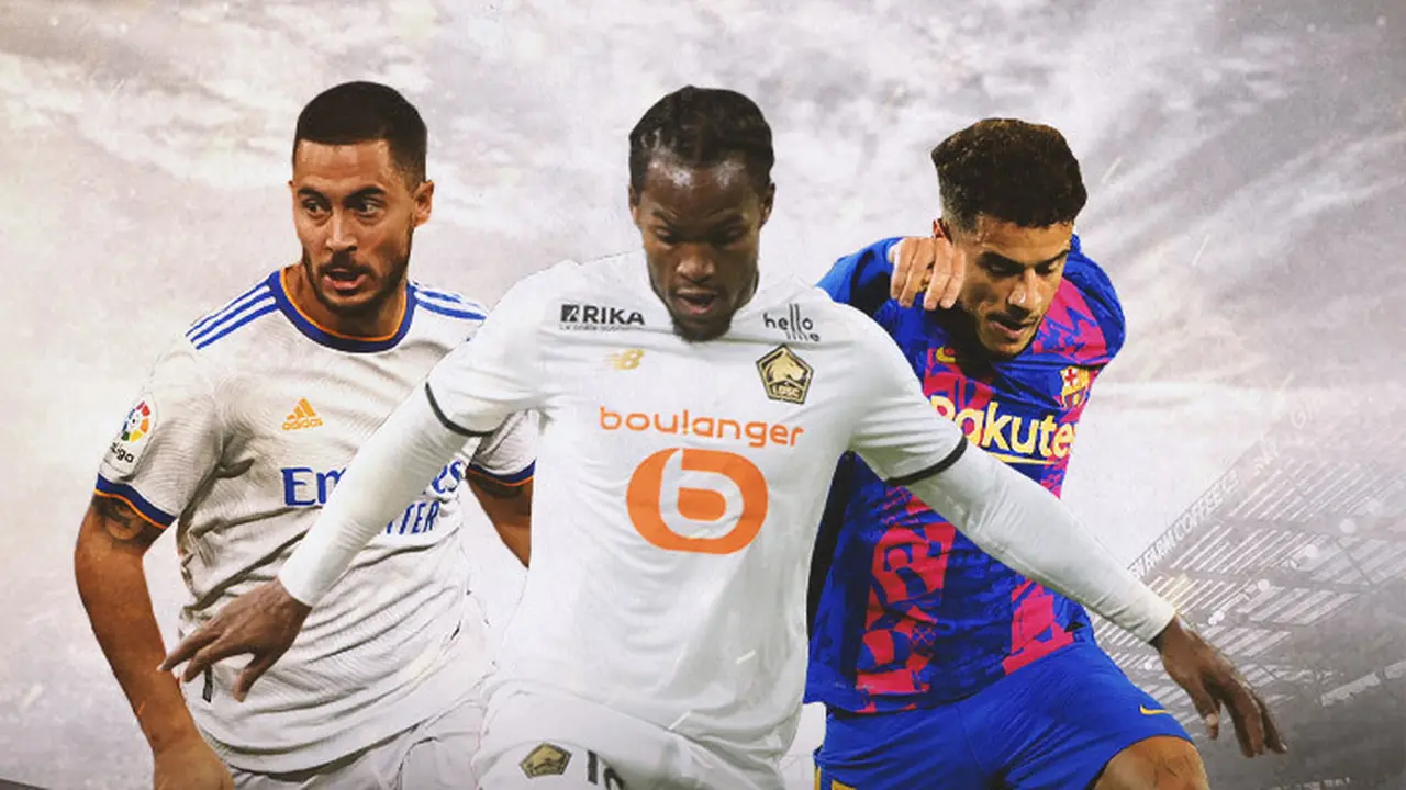 Ilustrasi - Eden Hazard, Renato Sanches, Philippe Coutinho