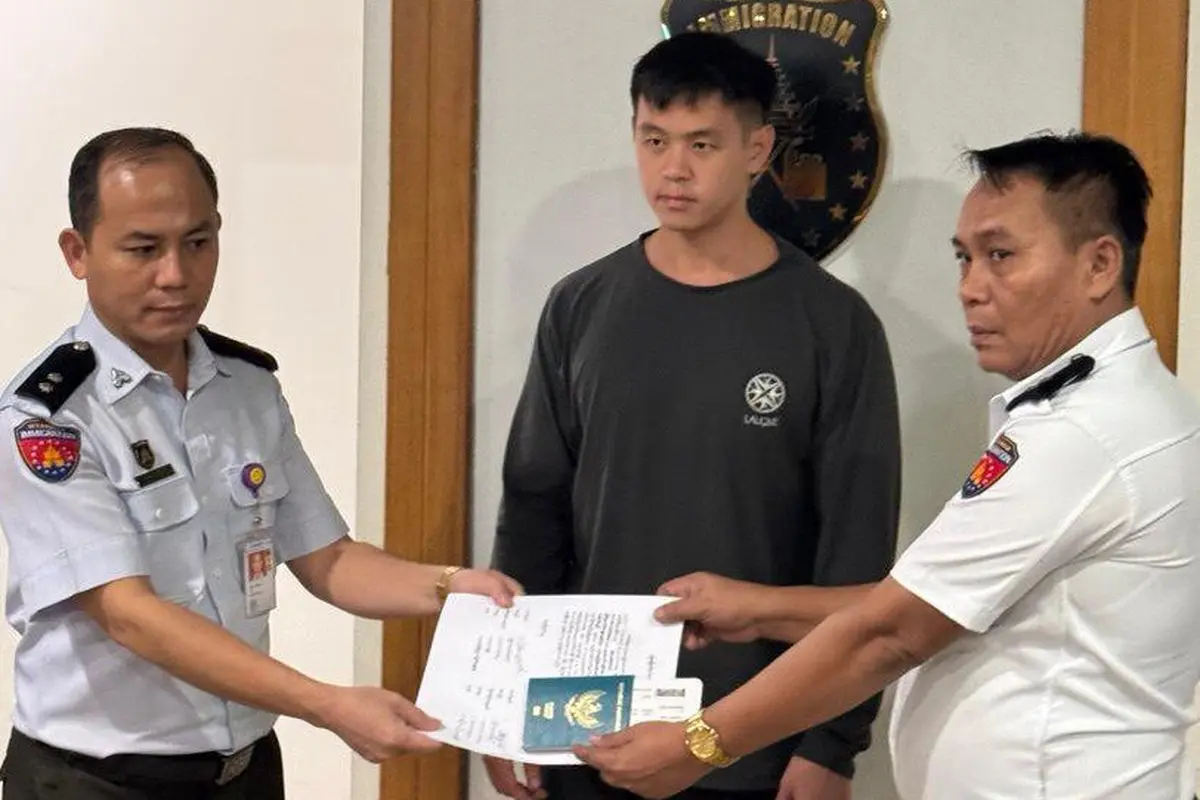 Arnold Putra, seorang WNI dibebaskan dari penahanan otoritas Myanmar.