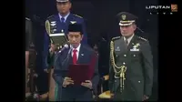 Jokowi bersumpah sebagai Presiden ke-7 RI. (Liputan6.com)