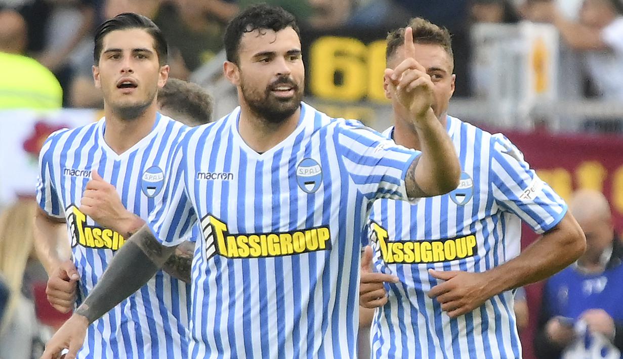 7. Andrea Petagna (SPAL) - 10 gol (AFP/Alberto Pizzoli)
