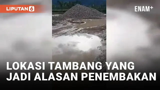 VIDEO: Penampakan Lokasi Tambang yang Jadi Alasan Polisi Tembak Polisi di Solok