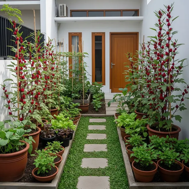 9 Ide Edible Garden Menyatu dengan Taman Bunga Biar Cantik dan Bisa Dimakan