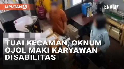 VIDEO: Viral Oknum Ojol Maki Karyawan Disabilitas Saat Ambil Paket, Tuai Kecaman Warganet