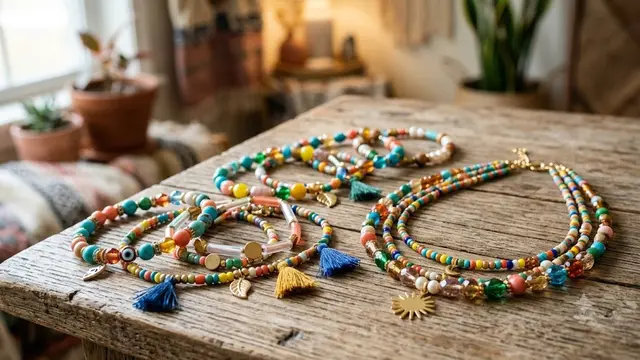 Kalung dan Gelang Manik