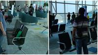 Nyanyi Indoensia Raya di bandara, aksi para penumpang ini tuai pujian. (Sumber: Instagram/@dhika.dr)