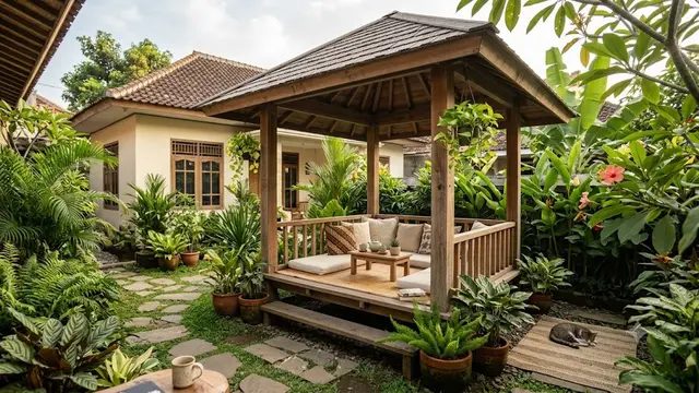 6 Model Gazebo Mini untuk Slow Living di Pekarangan Rumah, Sudut Santai Menenangkan