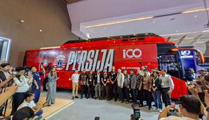Bus Baru Persija diluncurkan di JIEXPO Kemayoran, Jakarta, Rabu (20/5/2026). (Bola.com/Hery Kurniawan)