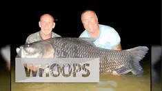 Ikan Siam yang berhasil dipancing ini dianggap sebagai salah satu ikan terbesar di dunia.