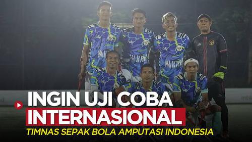 VIDEO: Timnas Sepak Bola Amputasi Indonesia Berharap Bisa Hadapi Polandia dan Jepang Jelang Piala Dunia