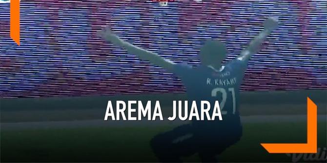 VIDEO: Tundukkan Persebaya, Arema Kampiun Piala Presiden 2019