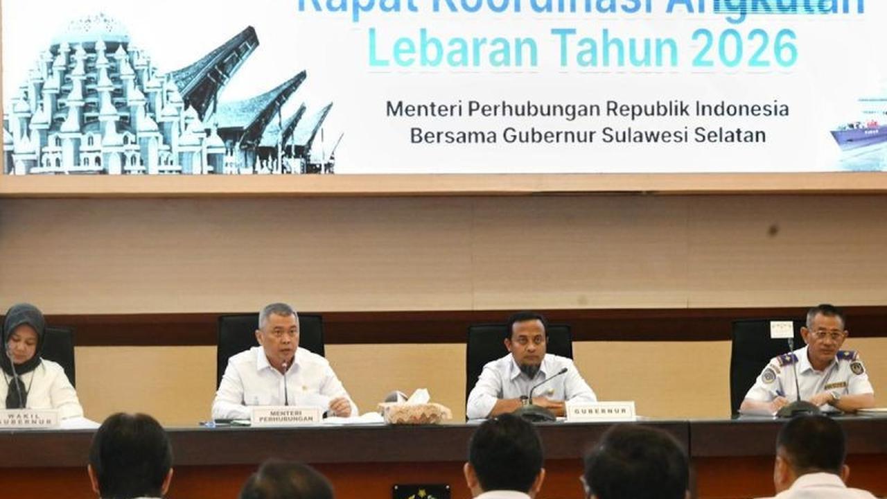 Menhub: Sulsel Gerbang Strategis Angkutan Lebaran 2026, Kolaborasi Pusat-Daerah Kunci Utama