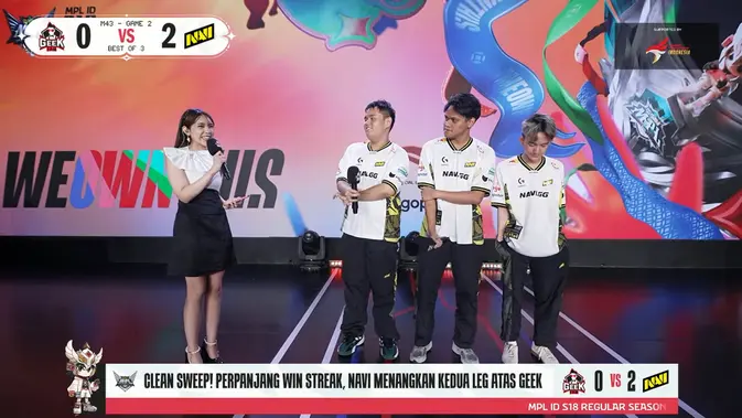 Duel Puncak NAVI Kontra TLID Panaskan Jadwal MPL ID S18 Hari Ini
