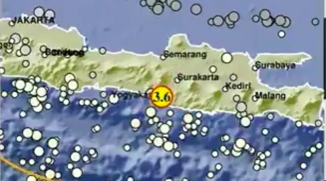 Gempa M 3,6 Guncang Bantul, Getaran Terasa hingga Kota Yogyakarta