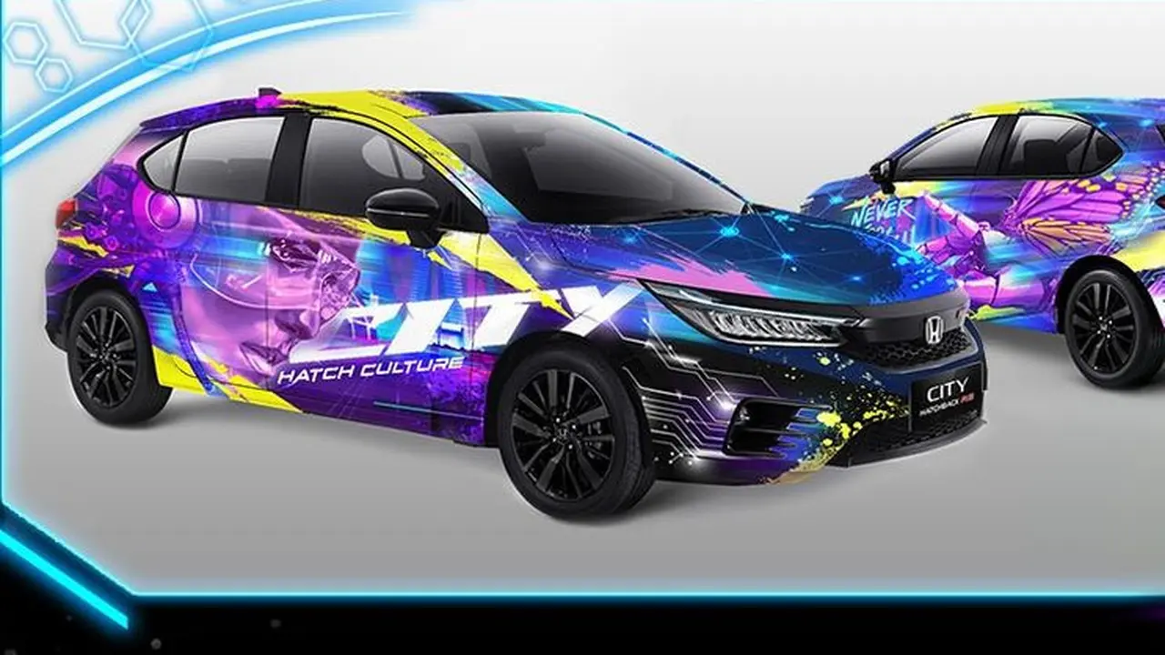 Desainer Asal Depok ini Sabet Gelar Juara Honda City Hatch Art (Ist)