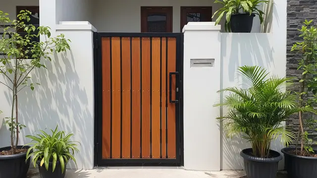Model Gerbang Rumah Sederhana yang Tidak Memakan Banyak Ruang/Gemini AI