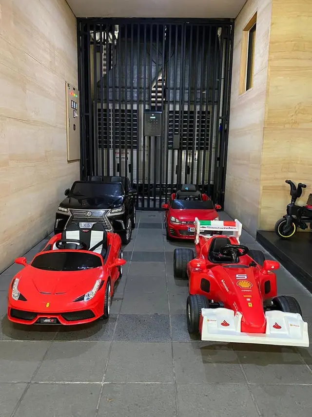 Potret Raphael Moeis dengan Koleksi Mobil Mini Mewah (sumber: instagram/raphaelmoeis)