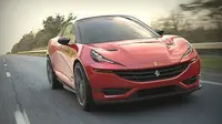 Ferrari hatchback hasil digital rendering (Carscoops)