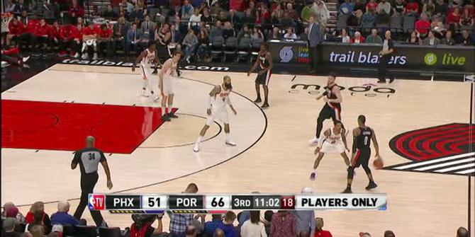 VIDEO : GAME RECAP NBA 2017-2018, Trail Blazers 118 vs Suns 111