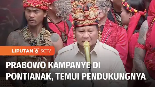 Capres nomor urut 2, Prabowo Subianto berkampanye di Kalimantan Barat, Sabtu kemarin. Selain menemui pendukungnya di Pontianak, Prabowo juga menyempatkan diri bertemu pasukan merah suku Dayak.