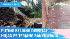 Fenomena hujan es disertai angin puting beliung menerjang wilayah Kecamatan Glenmore, Banyuwangi. Terjangan angin puting beliung membuat warga panik. Akibatnya sejumlah rumah dan satu rumah ibadah rusak.