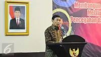 Menko Polhukam Wiranto l memberi keterangan saat penandatanganan kerja sama PPATK dan AUSTRAC di Jakarta, Rabu (1/2). (Liputan6.com/Angga Yuniar)
