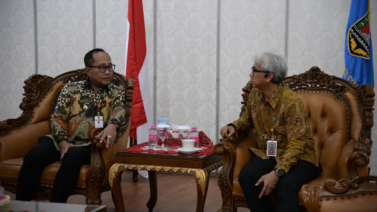 Wakil Wali Kota Semarang, Iswar Aminuddin menerima Kunjungan Komisi II DPR