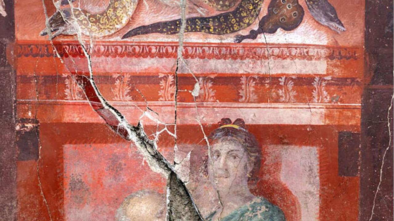 Penemuan lukisan dinding langka di Pompeii