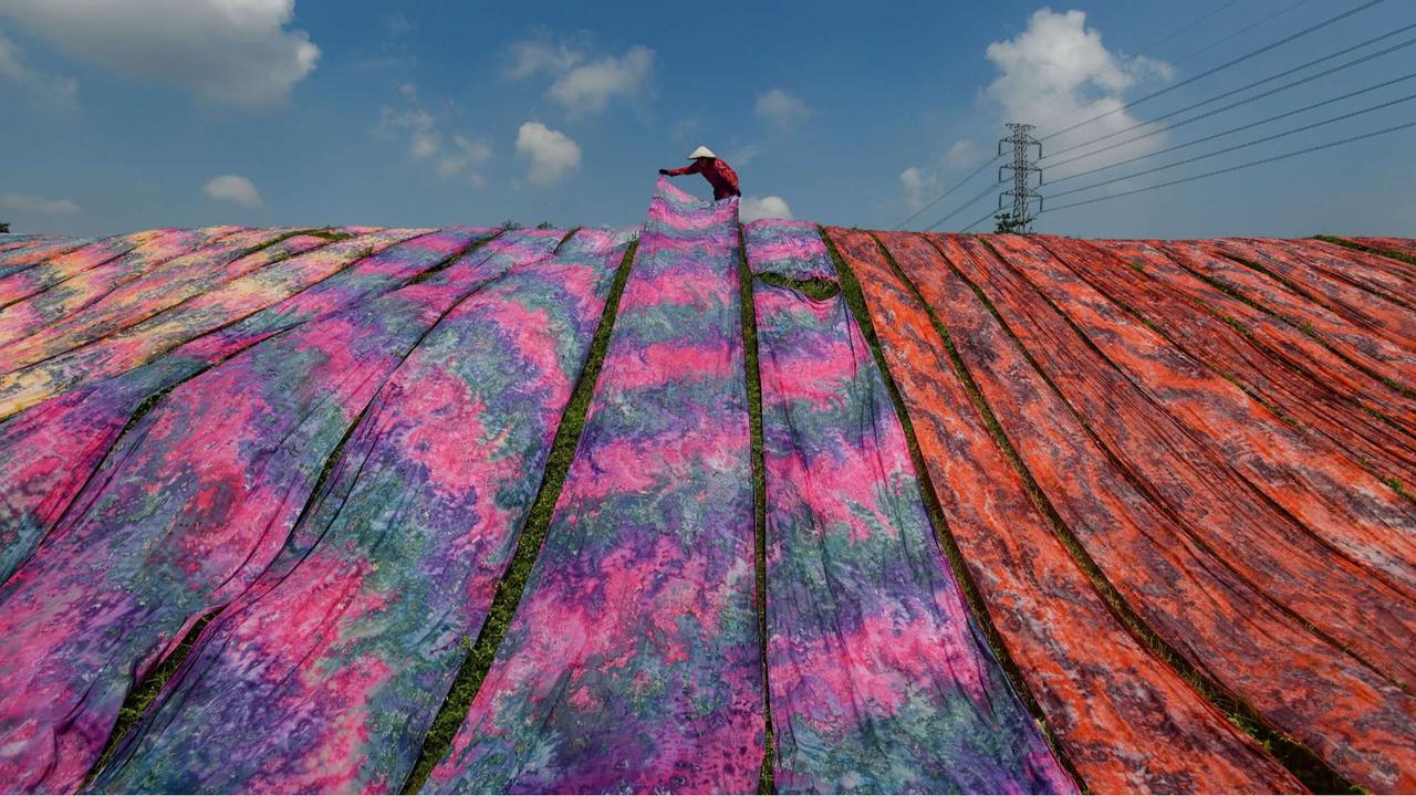Industri kain warna-warni yang mendunia di Sukoharjo