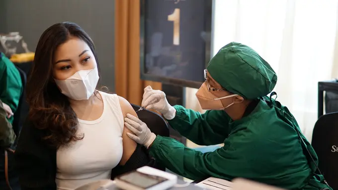 Sentra vaksinasi booster Senayan City