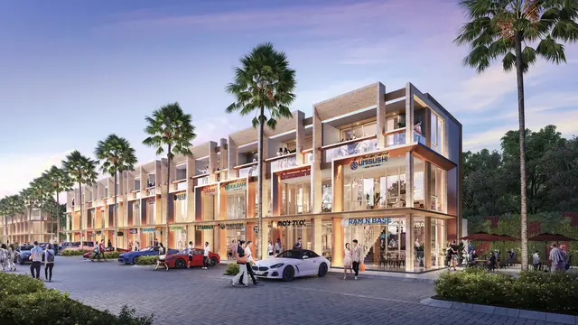 Fasilitas komersial The Hive @ K-Town Center yang dibangun Lippo Karawang.