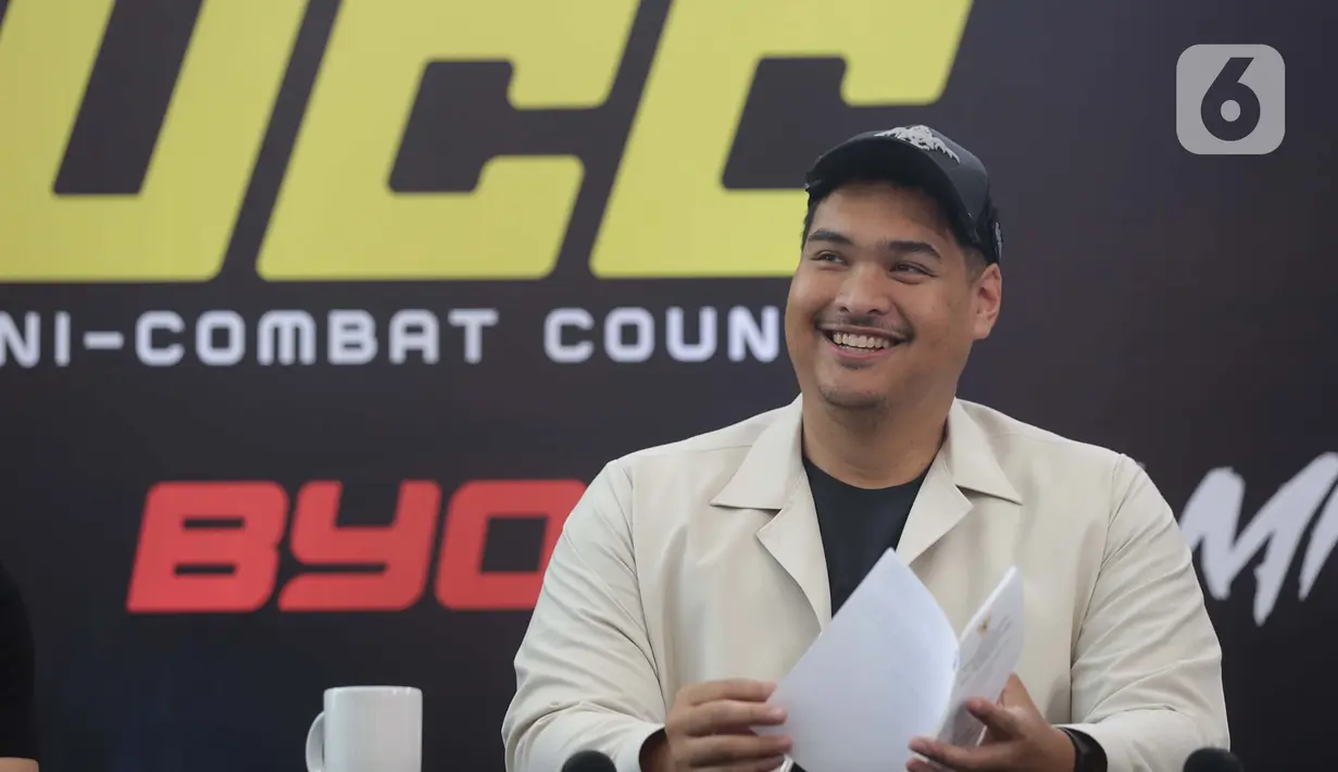 Menteri Pemuda dan Olahraga Republik Indonesia (Menpora RI) Dito Ariotedjo yang hadir dalam perkenalan Uni-Combat Council (UCC) mendukung penuh dan mengapresiasi lahirnya Uni-Combat Council (UCC). (Liputan6.com/Helmi Fithriansyah)