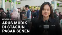 Arus Mudik di Stasiun Pasar Senen