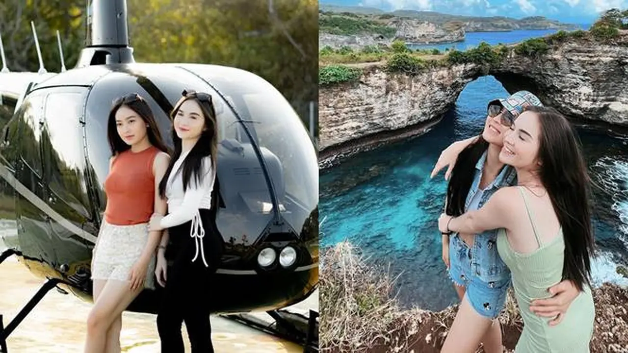 6 Potret Natasha Wilona dan Elina Joerg yang Liburan Ke Bali