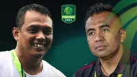 Pegadaian Liga 2 - PSIM Yogyakarta Vs Bhayangkara FC - Duel Pelatih (Bola.com/Adreanus Titus)