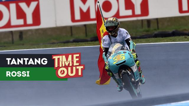 Juara dunia Moto3, Joan Mir, akan beradu cepat dengan pembalap MotoGP tim Movistar Yamaha, Valentino Rossi.