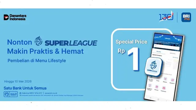 Tiket Nonton BRI Super League